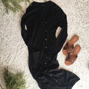 (UNWORN) Coco + Carmen Brand: Black Duster L/XL